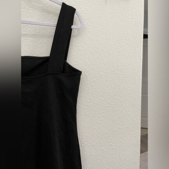 New Urban Outfitters 90’s Square Neck Mini Dress Feminine Y2K Ponte Knit Stretch - Picture 8 of 8